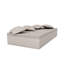 Chill Bed - 4 Pillows - 90.5" X 47.25" - Basic - White-65139767
