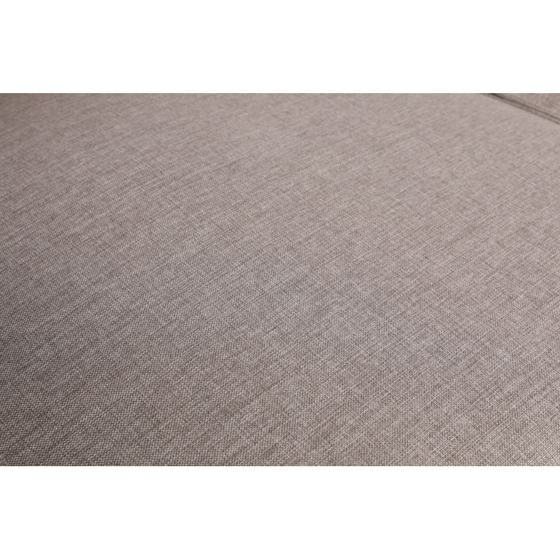 Stylish Corner Sofa, Brown Linen Upholstery, 116.9 x 25.9 x 74.8 inches | 100% Hornbeam Frame with 32 DNS Foam for Comfort | Elegant Design with Plastic Legs | Perfect for Living Room & Family Spaces