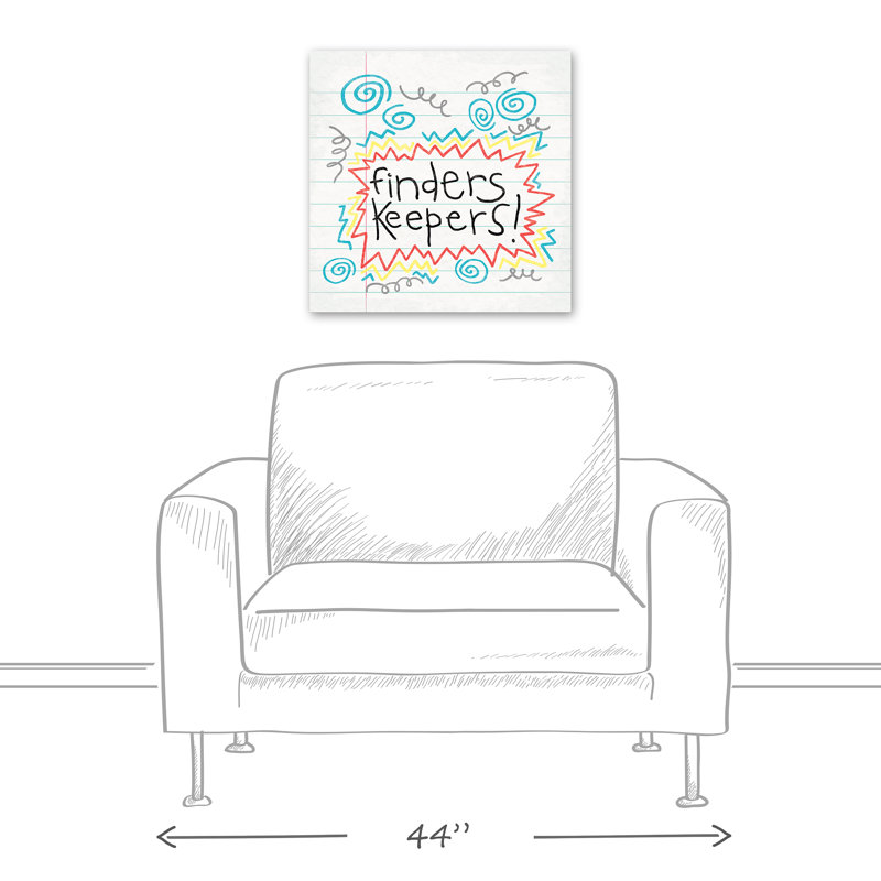 « finders », art sur toile Cronyn, H 20 po x l 20 po x P 1,25 po