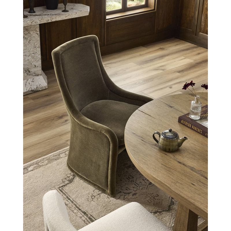Blaire Dining Chair-Crypton Nomad Snow, Monte Olive