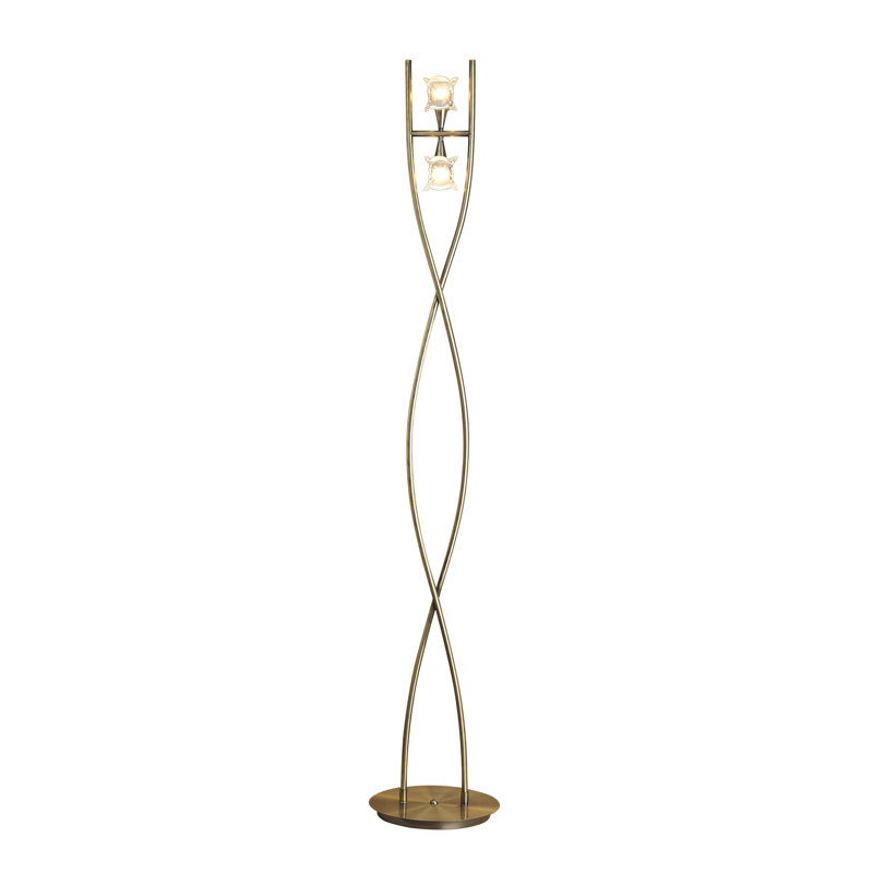 Norfolk 170cm Novelty Floor Lamp, Gold