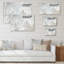 «Wave Art» dans les tons de gris IV - impression sur toile-2012224026-2012224006