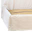 Whitney Ivory Linen Upholstered Slipcover Style Platform Panel Bed, Queen-81297056