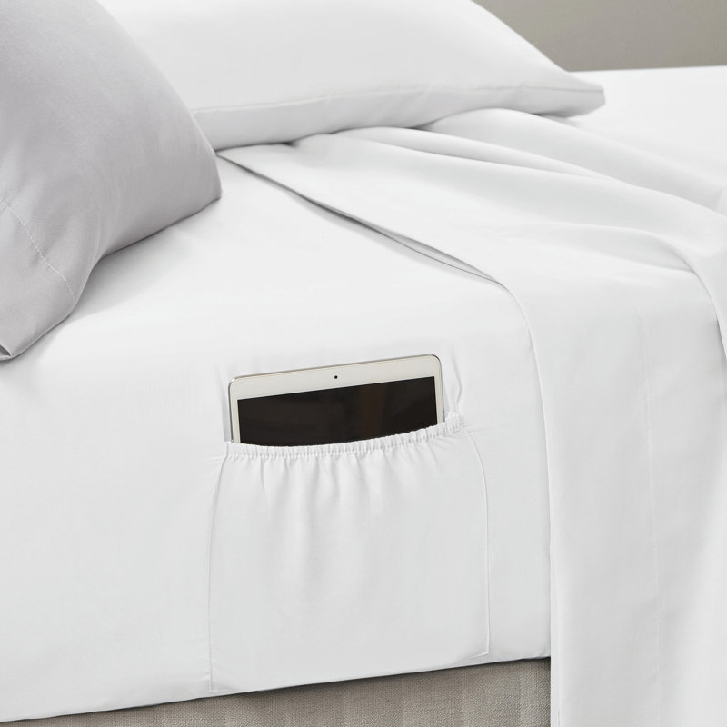 Édredon pour lit simple et drap - imprimé à feuilles jaunes en microfibre douce décor gris, Yellow