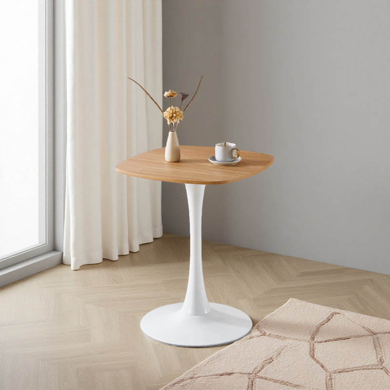 Table à manger 23,62 pouces, Chêne / Blanc