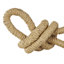 Toscani Paper Woven Knot Decorative Brown Sculpture Set