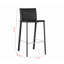 Tabouret de comptoir Athenian avec structure en métal, H 35,43 po x l 17,32 po x P 22,44 po