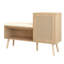 Banc 21 chaussures avec style et base stable pour un rangement pratique