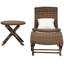 Chaise de patio avec repose-pieds Kingpalm