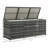 175 Gallon Outdoor/Patio Storage Box With Inner Liner, PE Rattan Wicker Deck Box With Pneumatic Bar Lift For Indoor & Outdoor/Patio, Patio Furniture Cushions, Pool Toys, Garden Tools-114001593