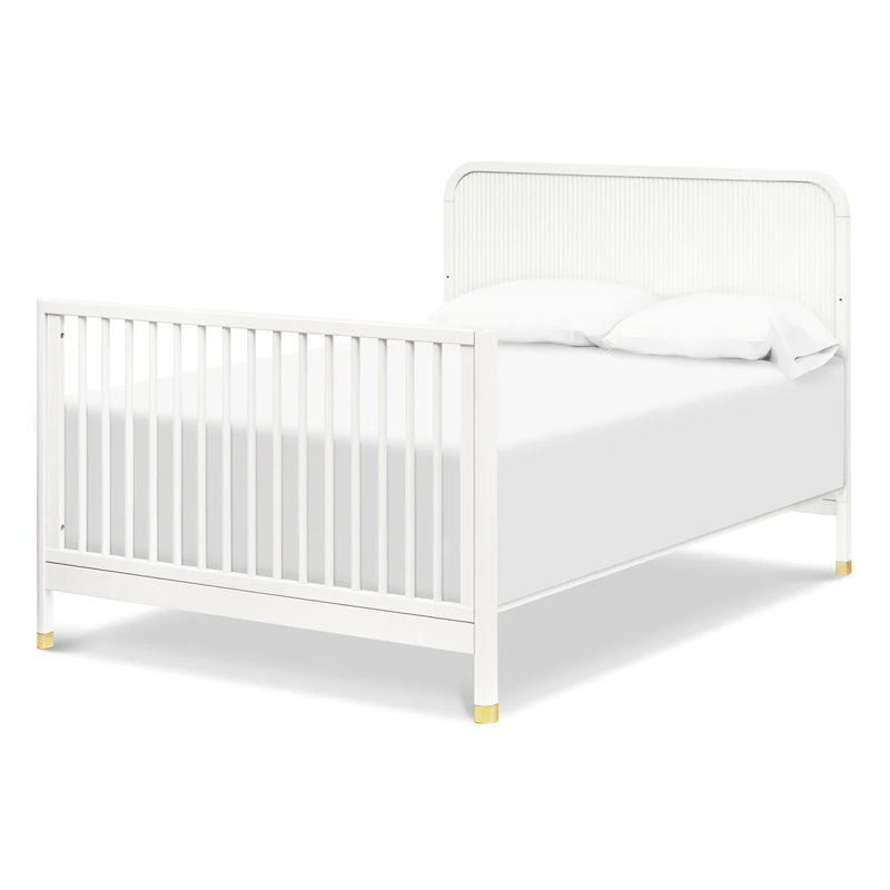 Brimsley Tambour 4-in-1 Convertible Crib, Warm White