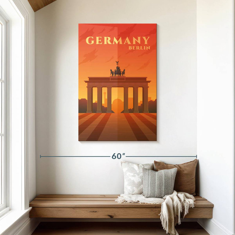 Sireci German Brandenburg Gate, 45" H x 30" W