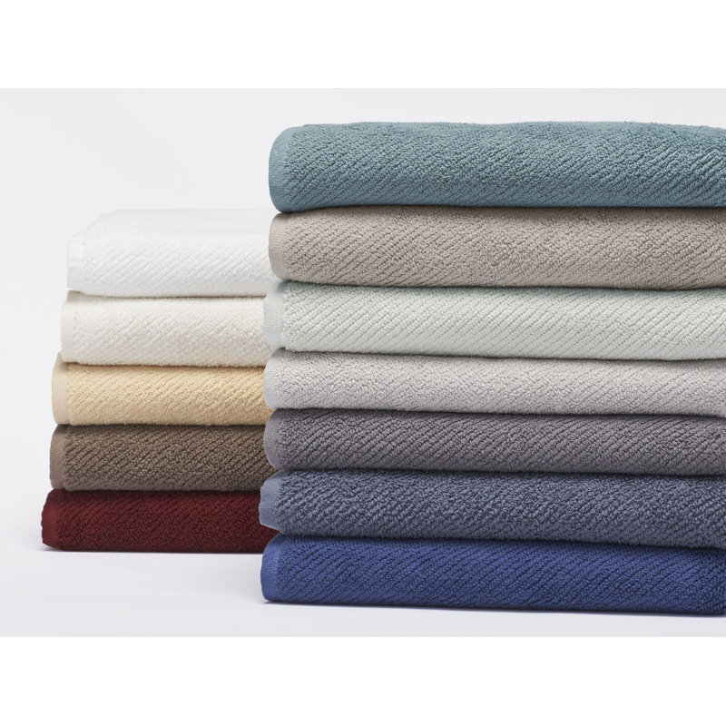 Air Weight 100% Cotton Midweight Bath Towel, Alpine White