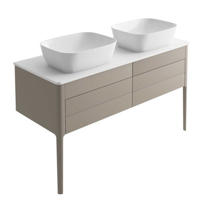 Senah 120cm Double Bathroom Vanity Base Only