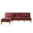 100 % lin rouge bordeaux est en rupture de stock