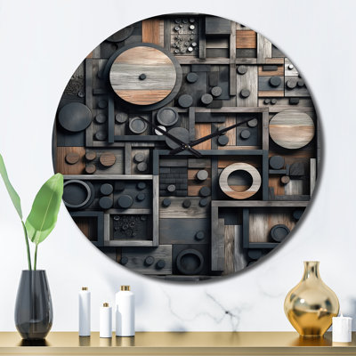 Horloge murale Cubic