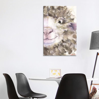 Sheep 1 Piece Wrapped Canvas Wall Art