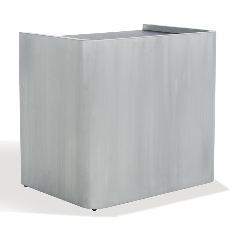 Ottawa Wood and Aluminum Nightstand