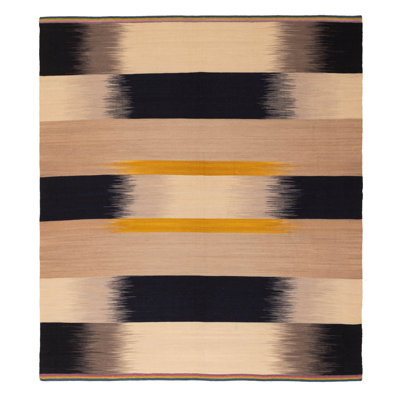Kilim brun clair Aldred 7 pi 8 po x 8 pi 5 po