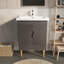 Sahra Single Bathroom Vanity with Ceramic Basin-6857904-6857908