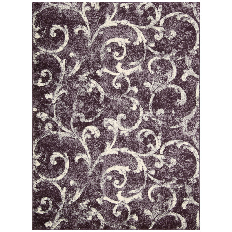 Rossum Floral Indoor Rug, Rectangle 3'9" x 5'9"
