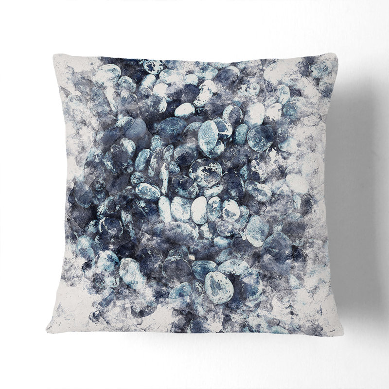 Pebbles on the Beach Cushion with Filling, 55cm H x 55cm W x 20cm D