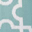Tapis à motif treillis olive / blanc Shugar