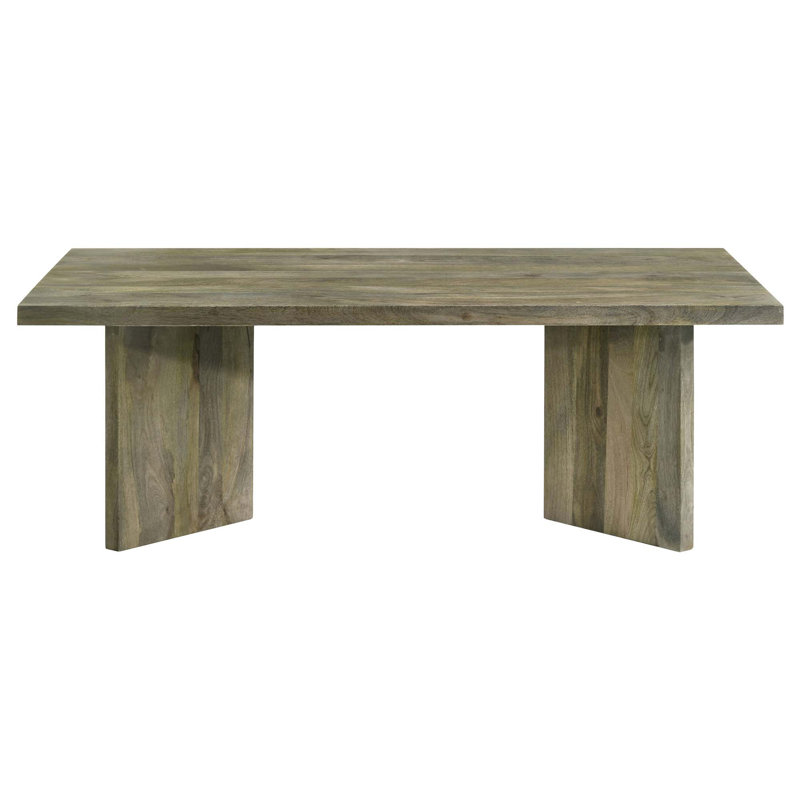 Donovan Mango Brown Rectangular Solid Wood Coffee Table