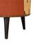 Prange 45cm Wide Genuine Leather Round No Pattern Footstool Ottoman
