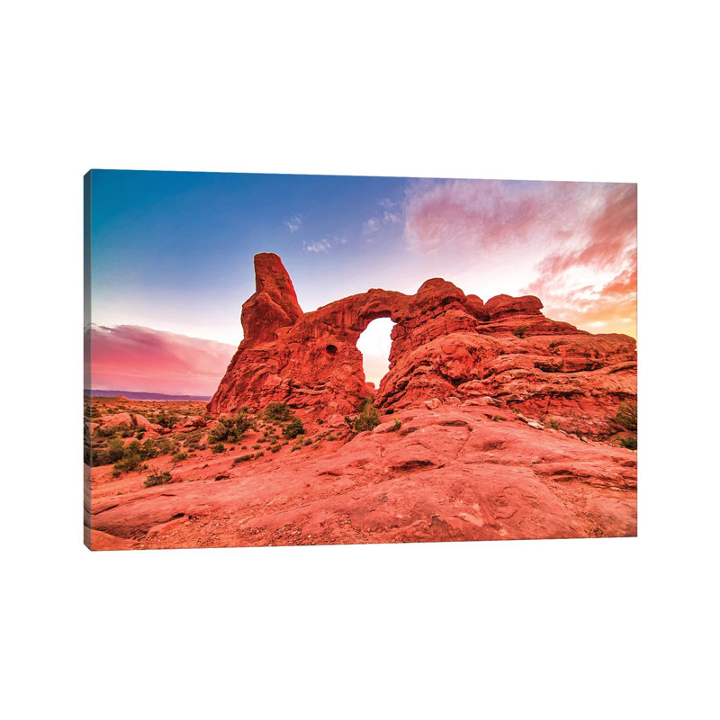 Natural Desert Arch by Mark Paulda - Print on Canvas, Wrapped Canvas, 45.72cm H x 66.04cm W x 1.91cm D