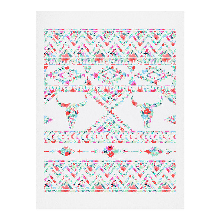 « sud-ouest boho floral », impression, H 20 po x l 16 po x P 1 po