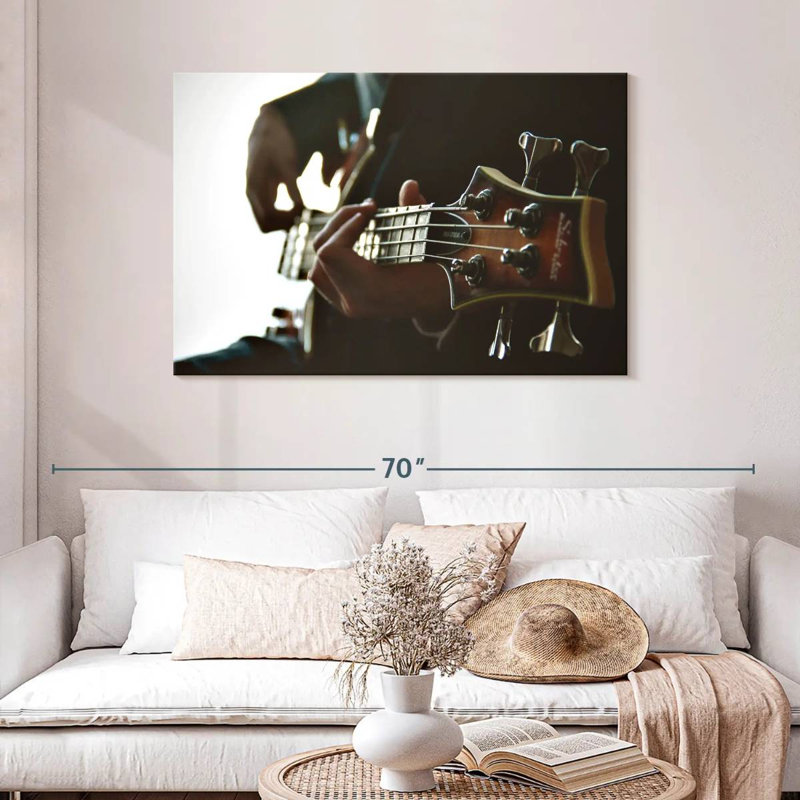 Guitare électrique Abarca, H 30 po x l 45 po