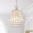Vintage 1 - Light Cage Crystal Pendant Light-535539678