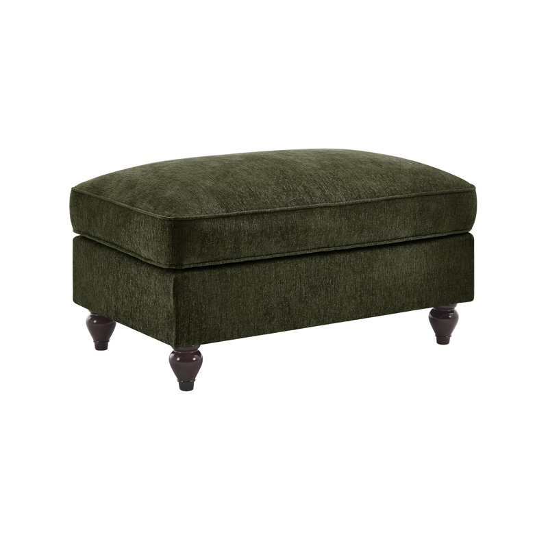 Ottoman Chenille (Only Including Ottoman), Green