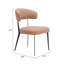 Ensemble de 2 chaises Loom brun clair