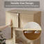 Cat Litter Enclosure with Storage & Scatter Guard for 2 Cats, Space Saving, 40Dx80Wx140H cm, Natural