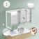 48"W 30"H Recessed or Surface LED Mirror Medicine Cabinet, Defogger, Touch Sensor, Dimmer, Outlets and USBs