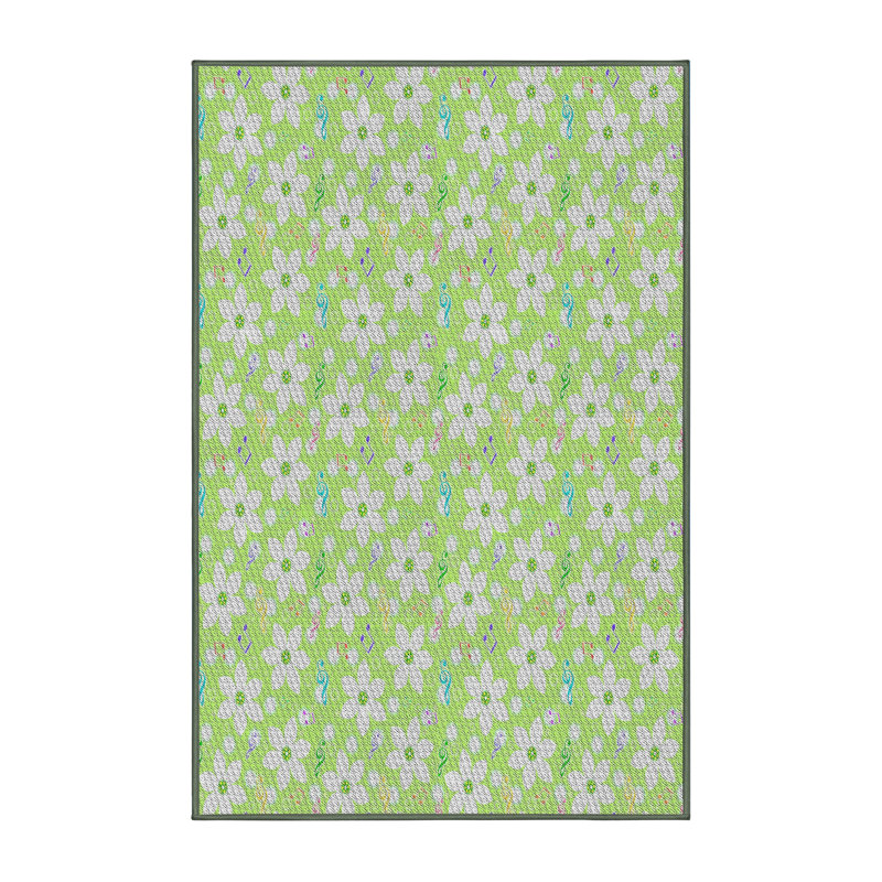 Tapis de zone rouge à motifs, Rectangle 6 pi x 9 pi