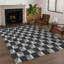 Tapis géométrique intérieur / extérieur lavable à la machine Chantille ACN2680-442936817-442936809