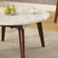 Table basse en marbre blanc Gasha