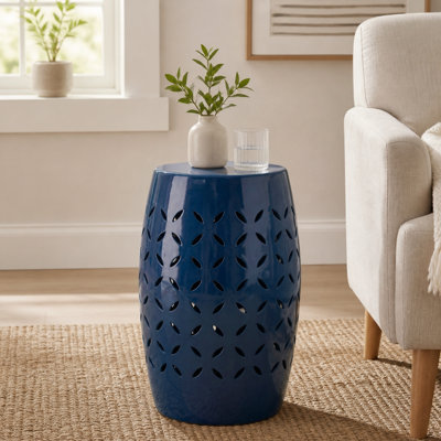 Iron Top End Table