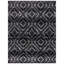 Tapis géométrique noir / ivoire Gillenwater-2067043647