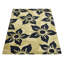 Tapis écologiques en laine touffetés à la main Molti - Rectangle, multicolore, motif floral moderne, tapis antidérapants épais faits à la main pour le salon, la chambre à coucher