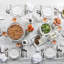 Berry & Thread 14" Triple Section Server - Whitewash