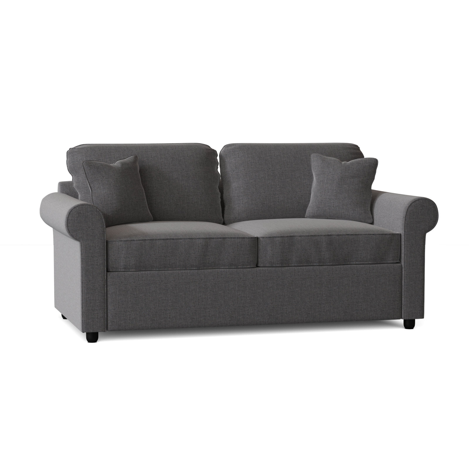 Warrington 76'' Upholstered Sofa, Cast Slate Sunbrella® Plainweave