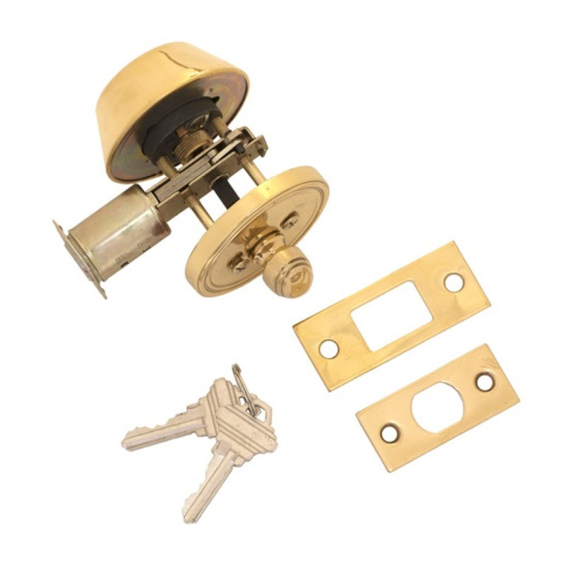 Single Cylinder Deadbolt, Venetian Bronze