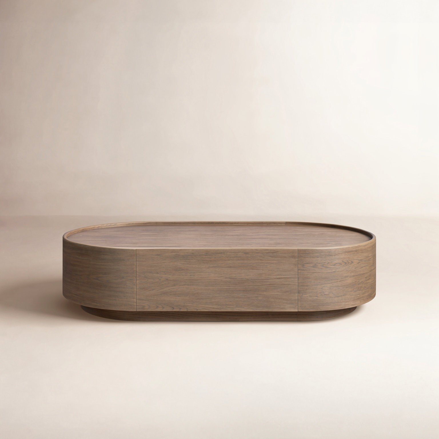 65" Oak Coffee Table
