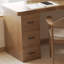 Bureaux rectangulaires en bois massif brun-107394704-107394707