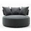 Chaise pivotante en polyester de l 26 po Ardian-1097265520