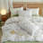 Nayoroom French Garden Durable Farmhouse Pink Flowers White Cotton Duvet Cover Set Aesthetic Garden Style Soft Floral Bedding Set-112501237